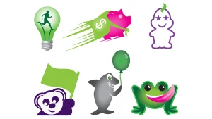 cartoon mascot logo design